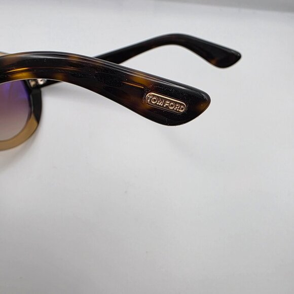 Tom Ford Bianca Brown Oversized Sunglasses with Case - Picture 6 of 13